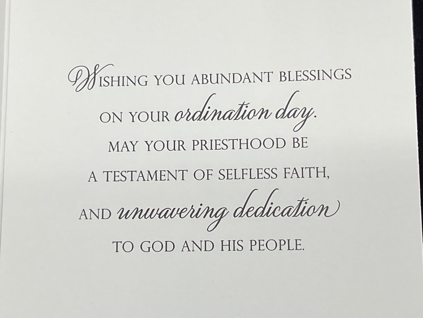 Especially For You On Your Ordination