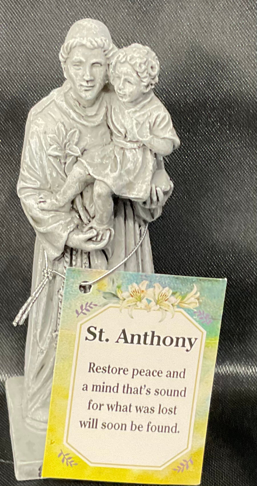 St. Anthony 4” Resin Statue