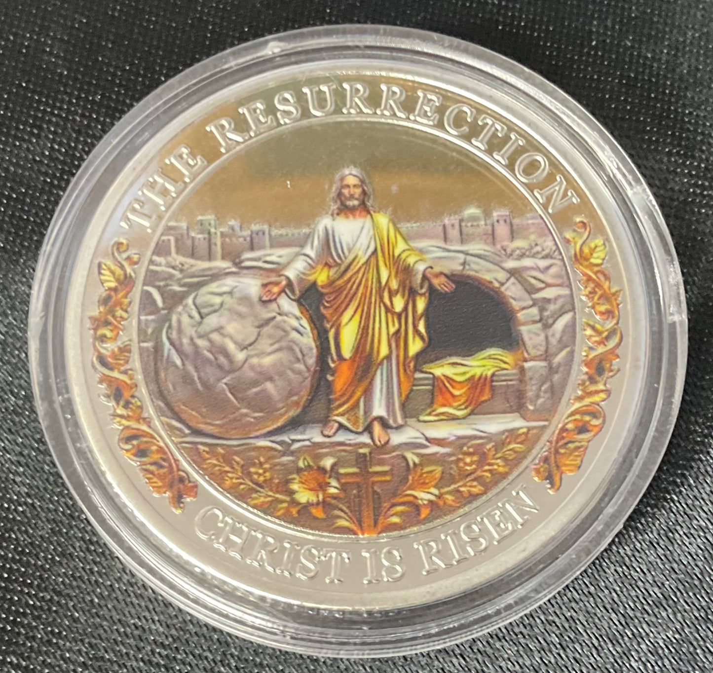Crucifixion/Resurrection Prayer Coin
