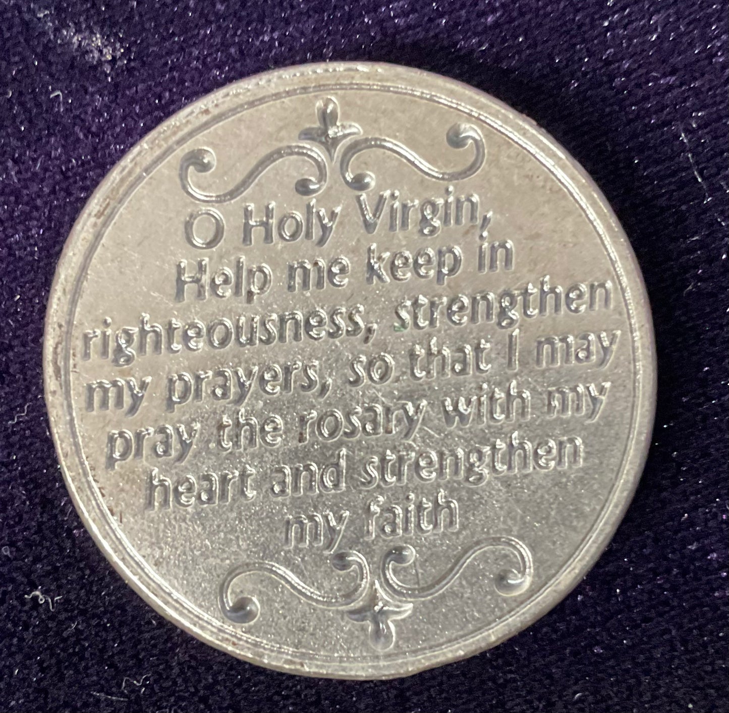 Our Lady of Medjugorje Prayer Coin