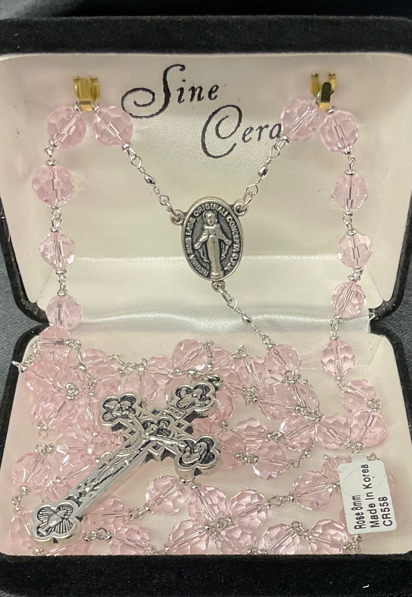 Rose Quartz Crystal Rosary