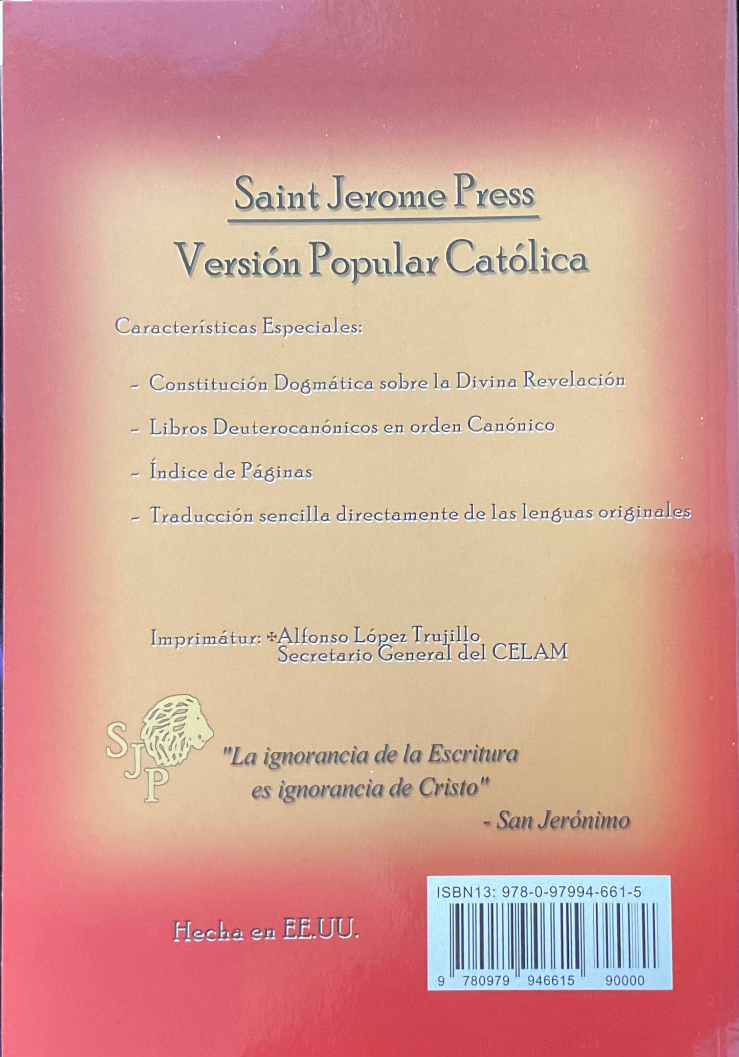 Sagrada Biblia Dios Habla Hoy