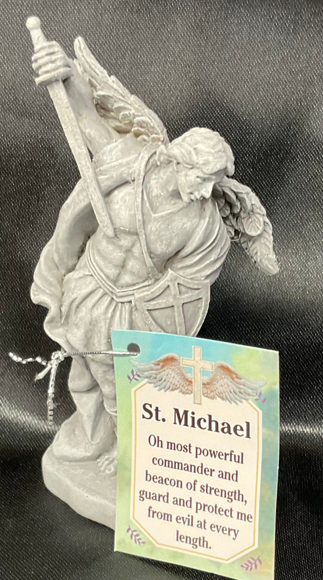 St. Michael 4” Resin Statue