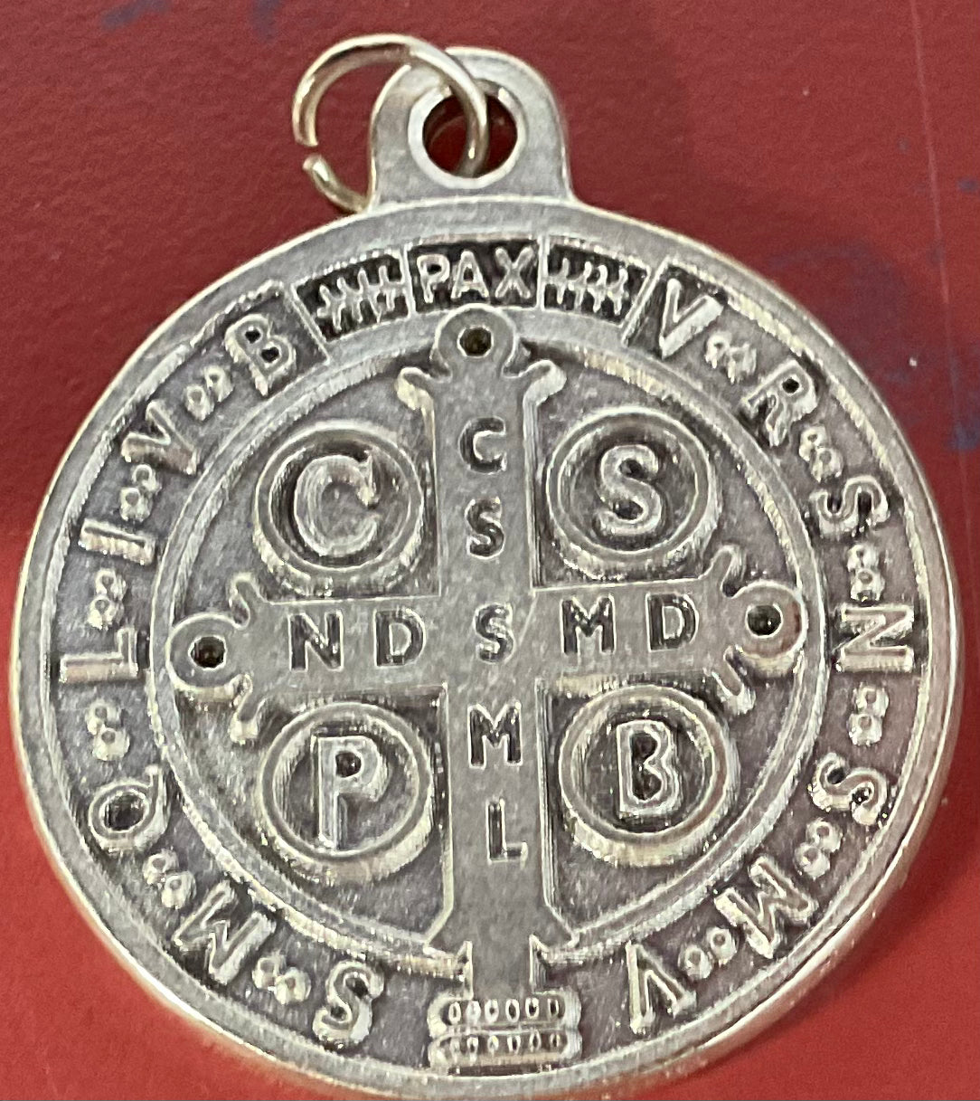 Silver 11/4” St. Benedict Medal