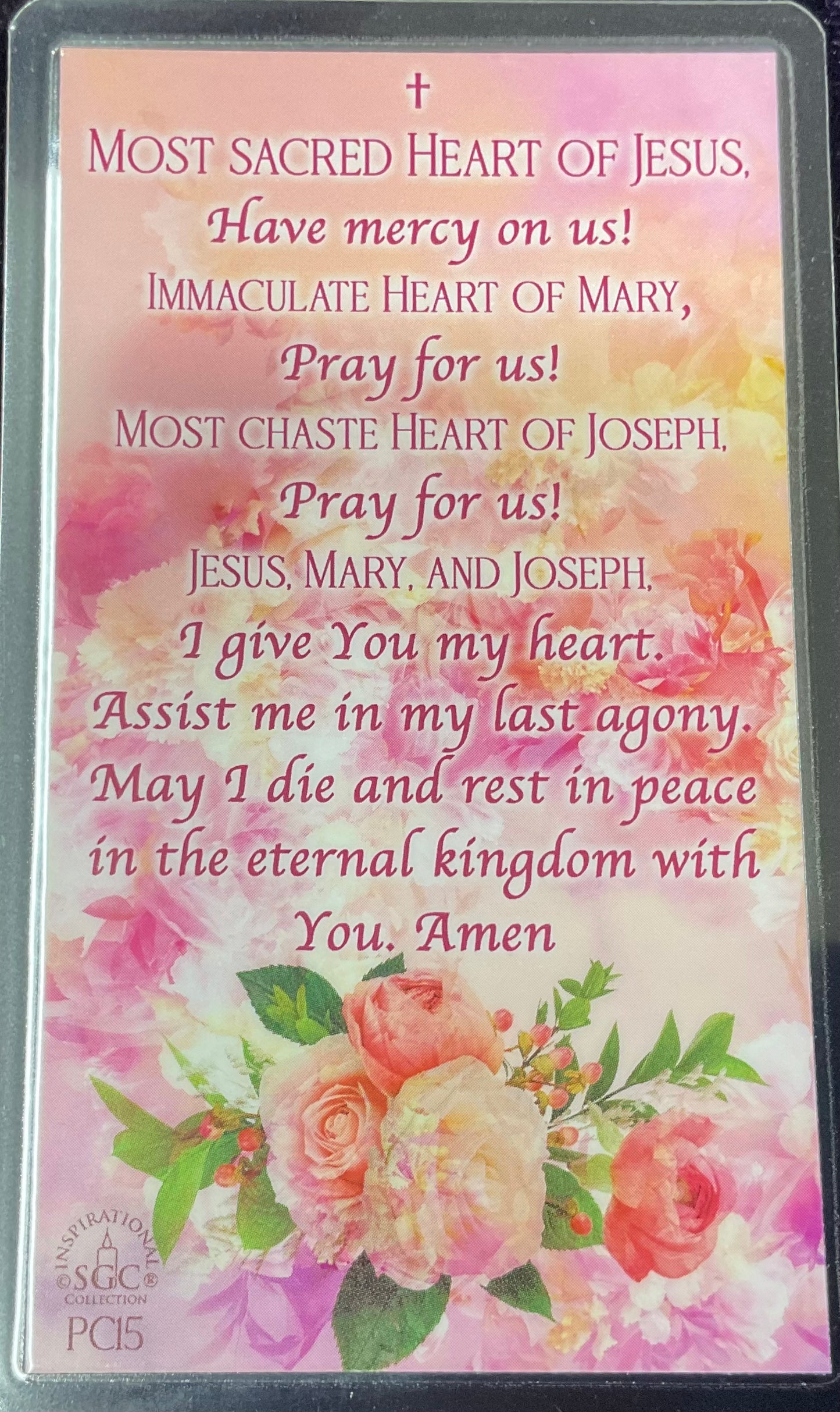 3 Hearts Prayer Card