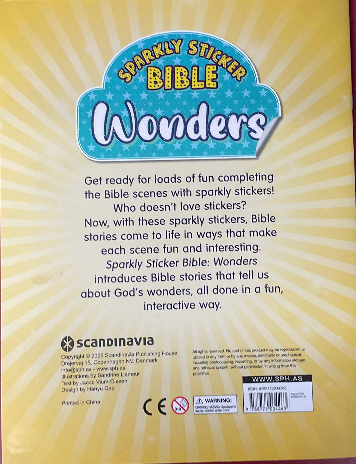 Sparkly Sticker Bible Wonders