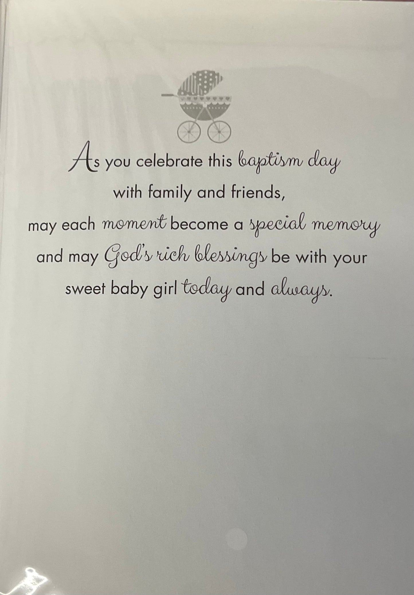 On Your Baby Girl’s Baptism