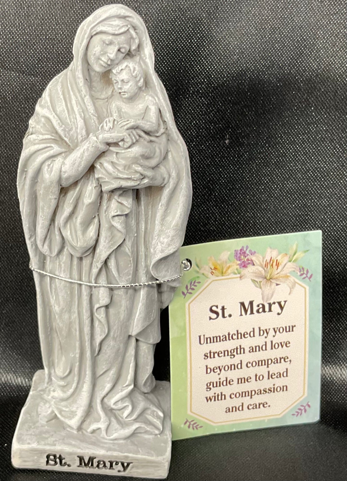 Blessed Mother 4” Resin Statue