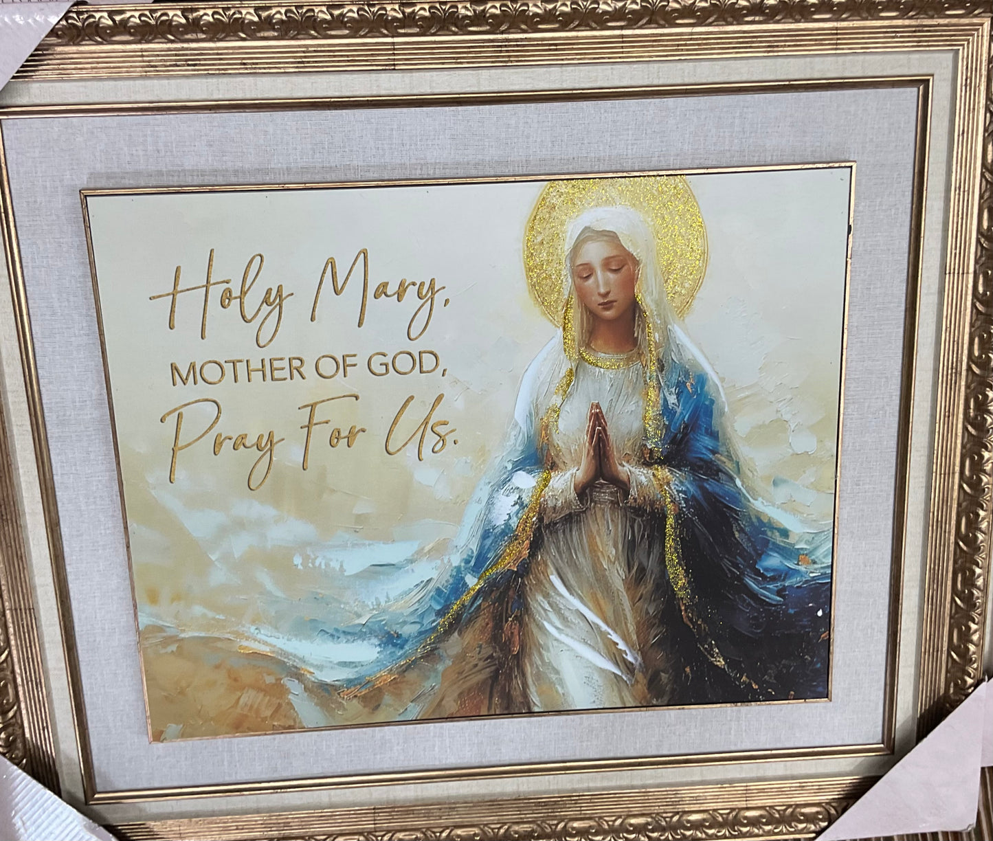 Holy Mary Mother of God Framed Pictures 26X23