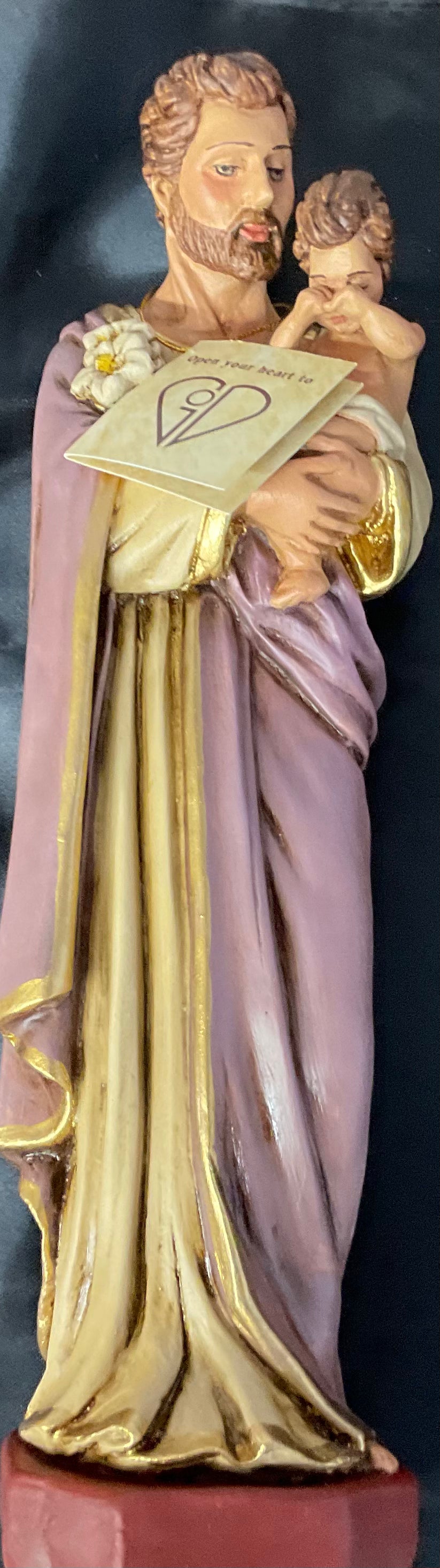 St. Joseph with Jesus Crying Statue