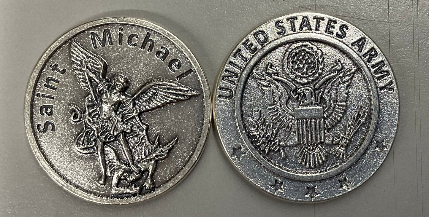 St Michael Army Prayer Coin