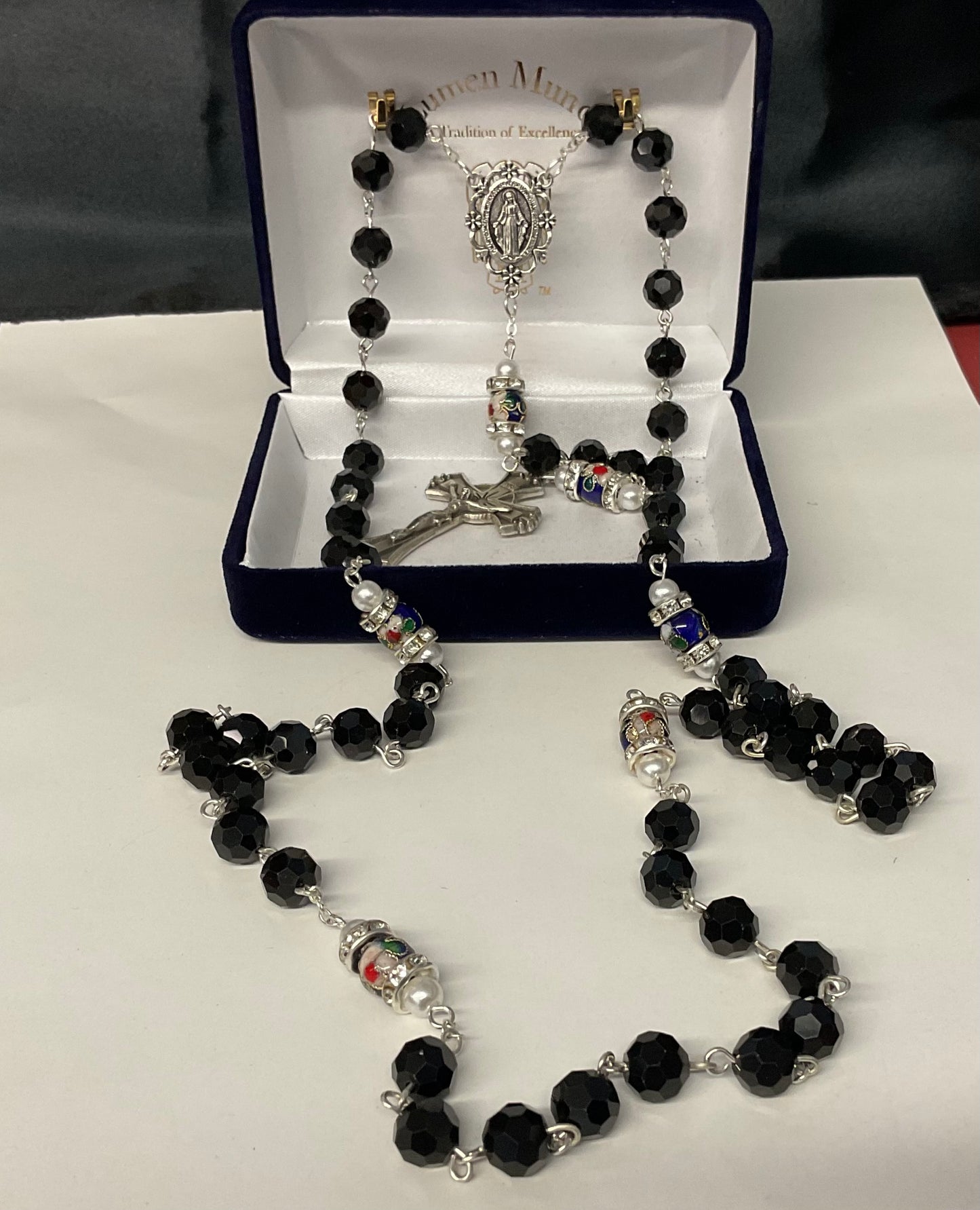 Black Crystal Rosary