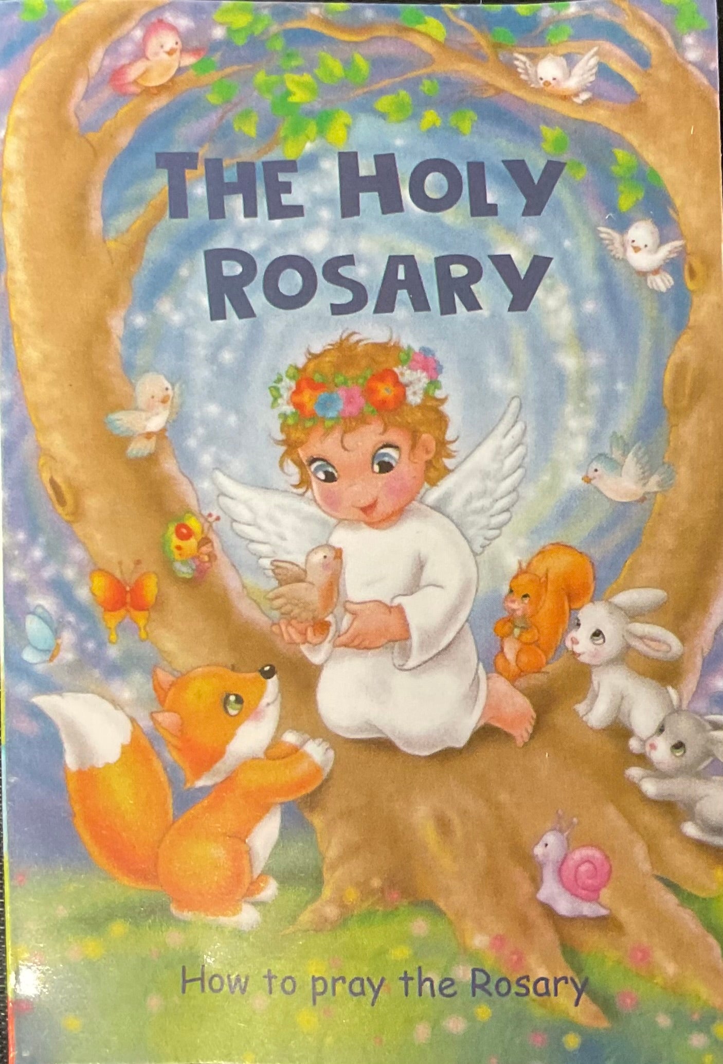 Mary with Jesus Blue Wooden Bead Child’s Rosary