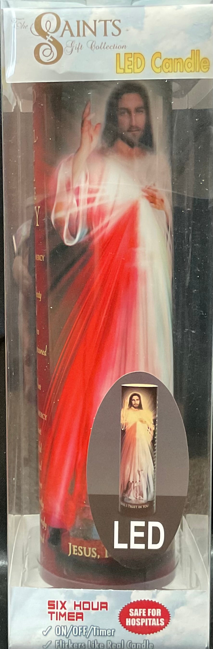 Divine Mercy LED Candle