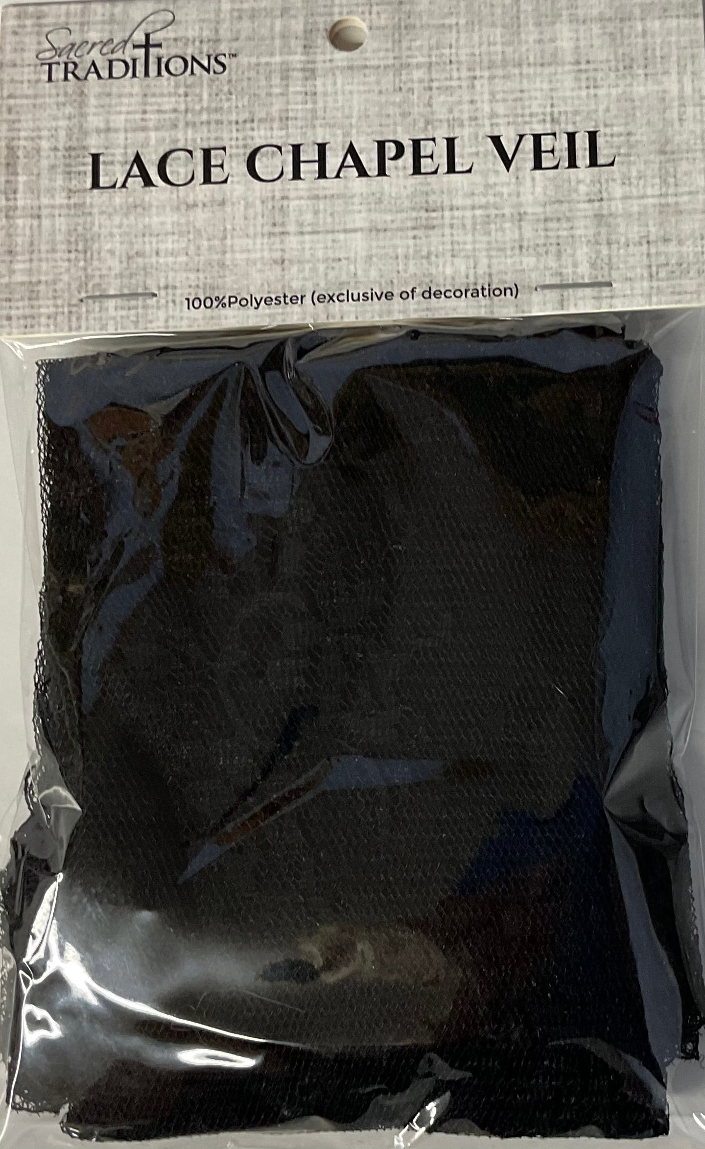 Black Infinity Chapel Veil