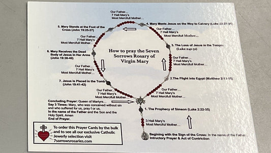 How to pray the Seven Sorrows Rosary of Virgin Mary
