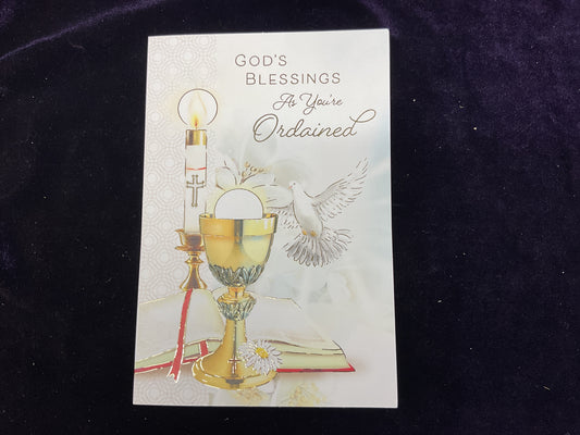 God’s Blessings As You’re Ordained