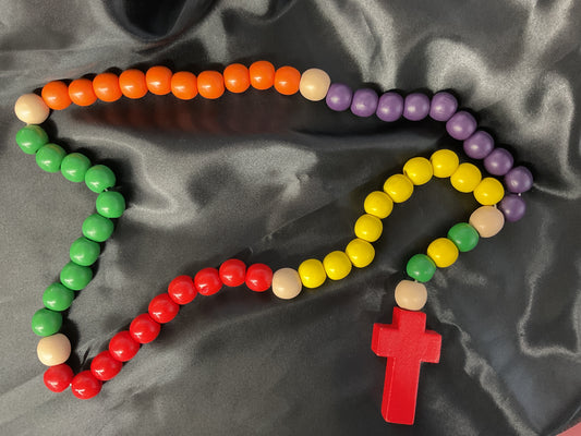 Lg. Baby Wooden Rosary