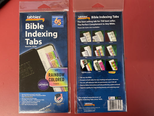 Rainbow Bible Tabs