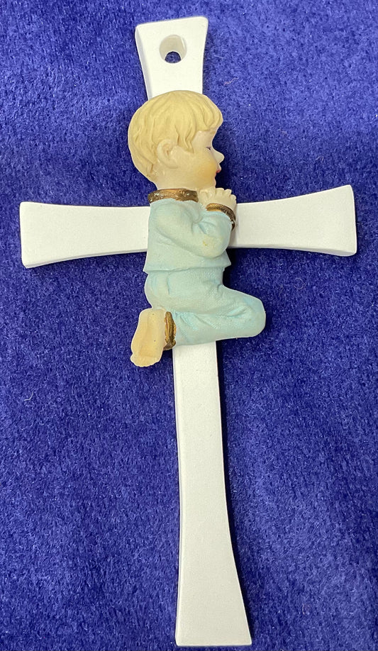 Boy Resin Cross