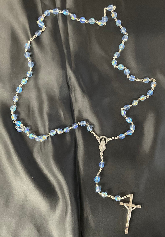 Sapphire 7mm Rosary