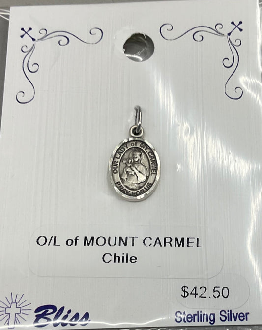 Our Lady of Mt. Carmel Sterling Silver Medal