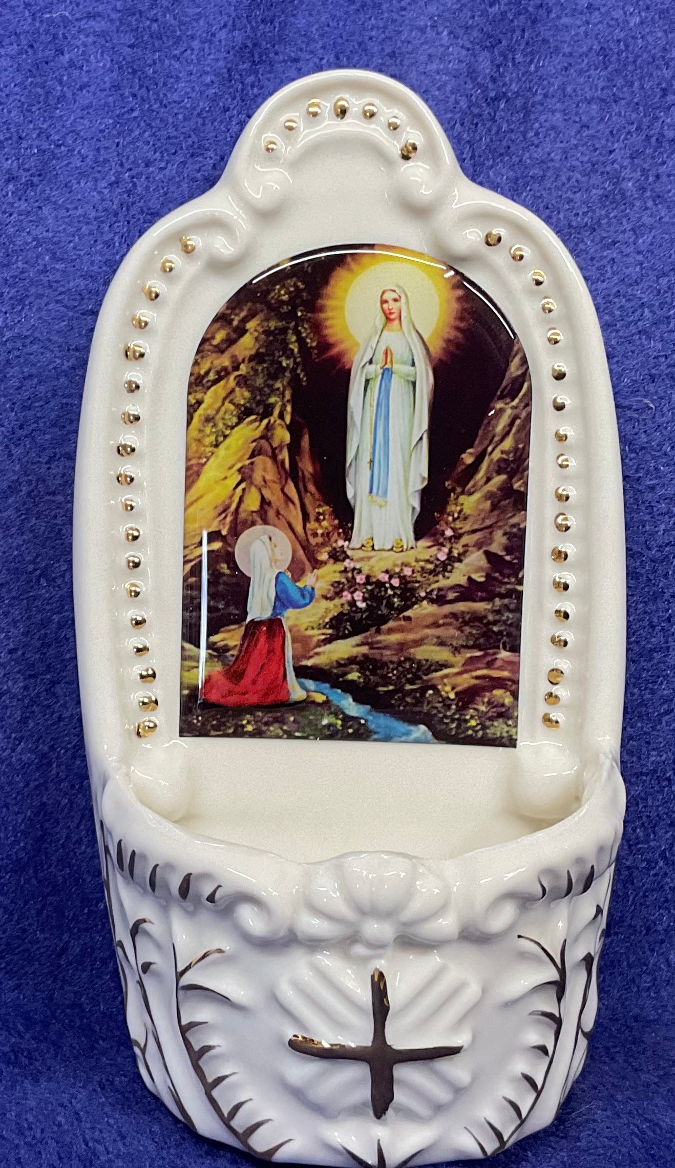 Our Lady of Lourdes Holy Water Font
