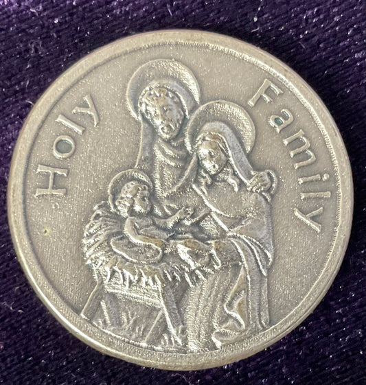Holy Family Prayer Coin