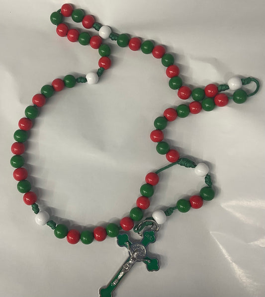 Large Bead Christmas Rosary
