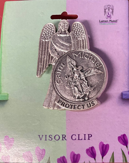 St Michael visor clip