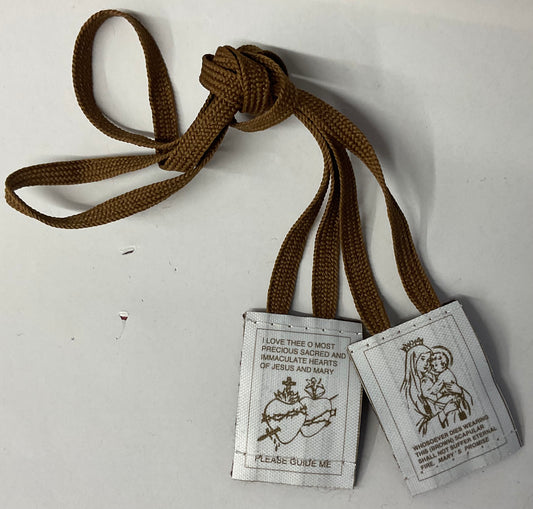 Brown Cord Scapular