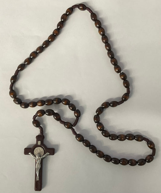 St. Benedict Wood Rosary