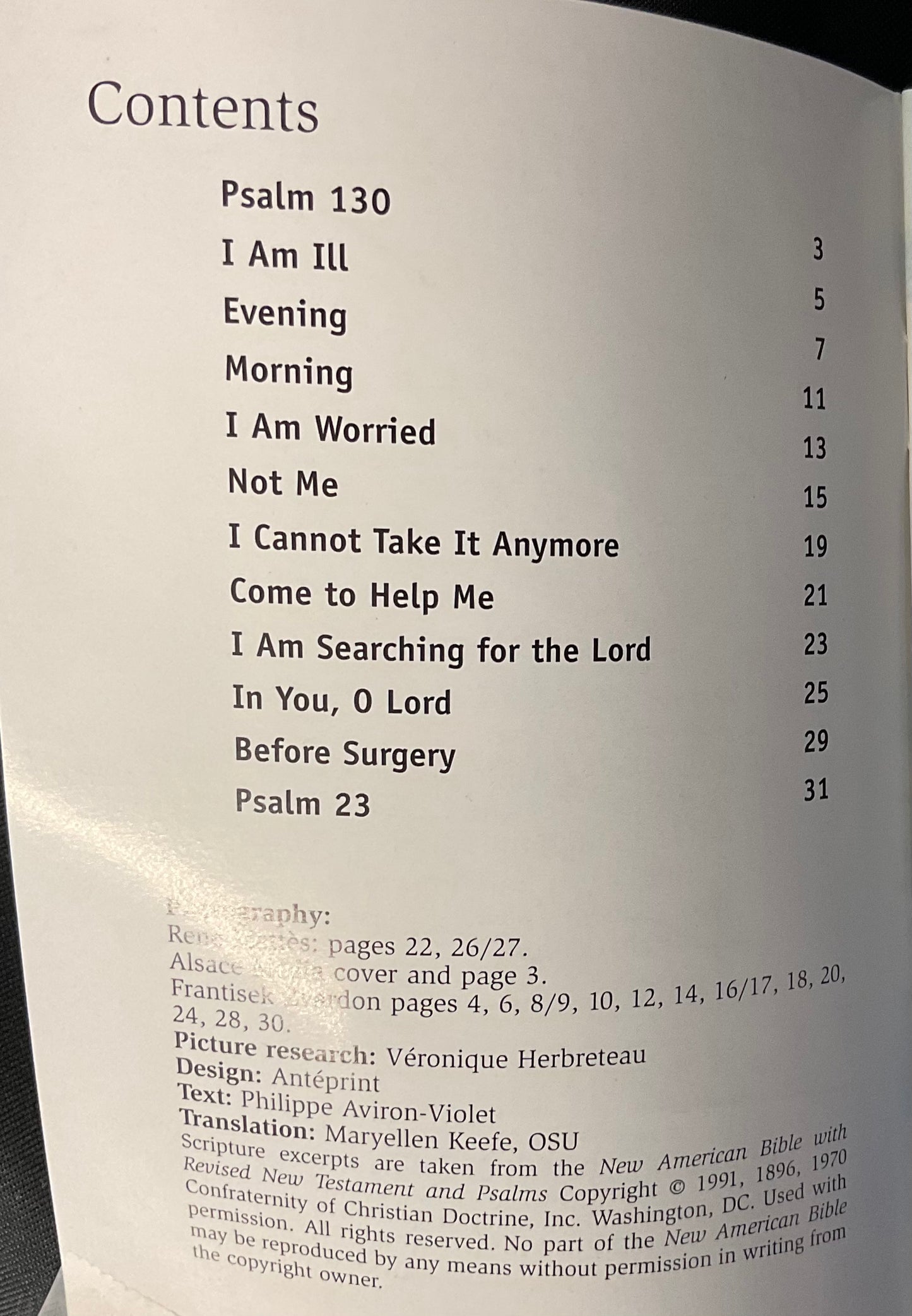 Lord, Support Me in My Illness