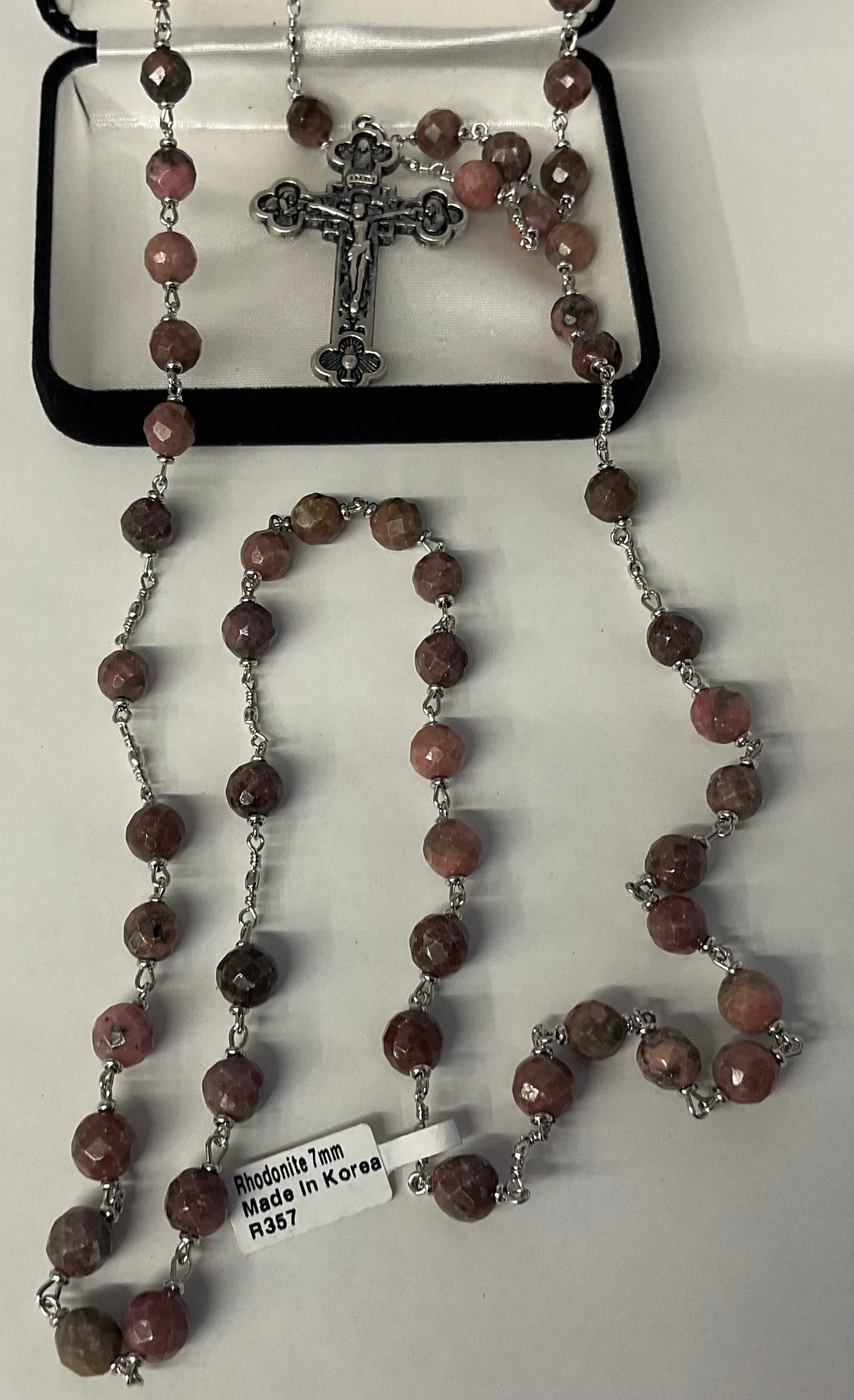 Rhodonite Rosary