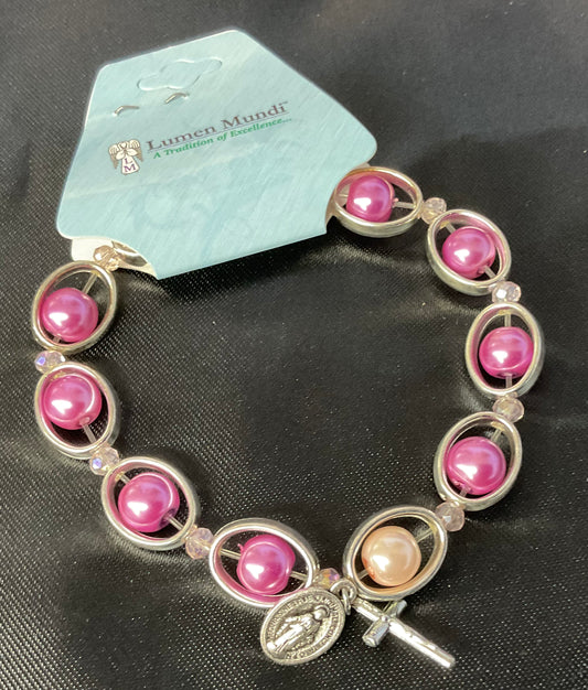 Purple Pearl Bracelet