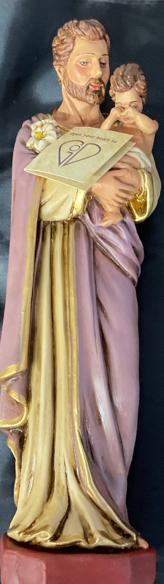 St. Joseph with Jesus Crying Statue