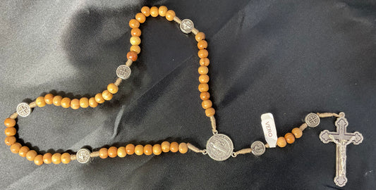 St Benedict Wood Rosary