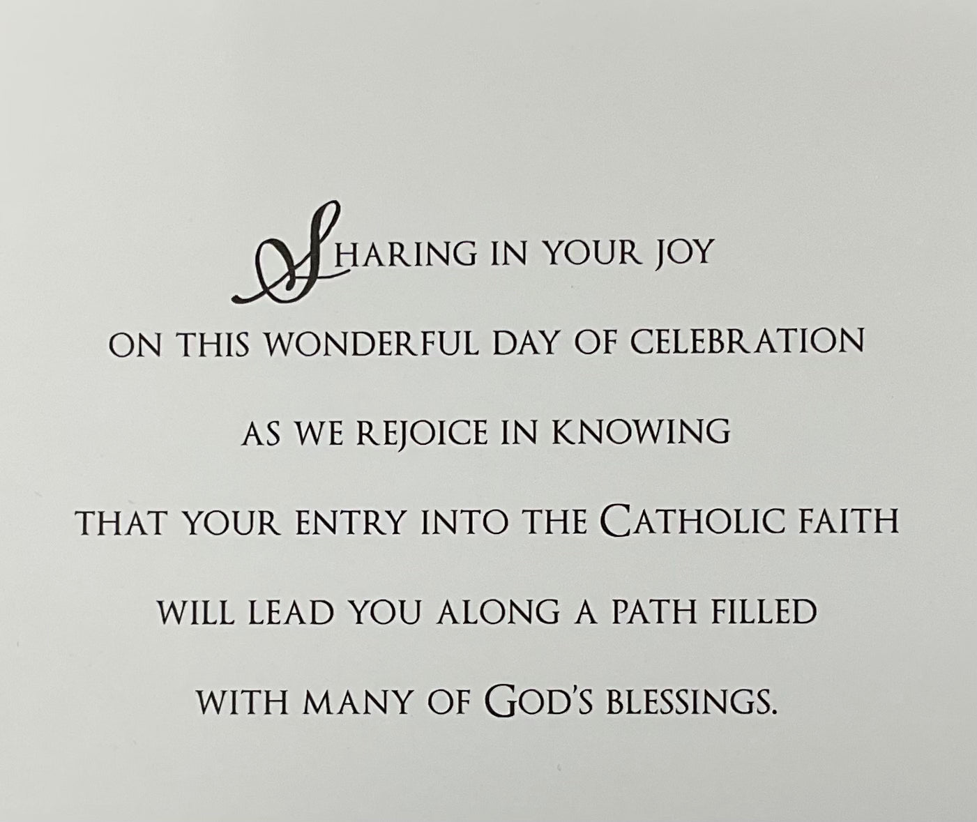 Blessings As You Receive the Sacrament of Initiation