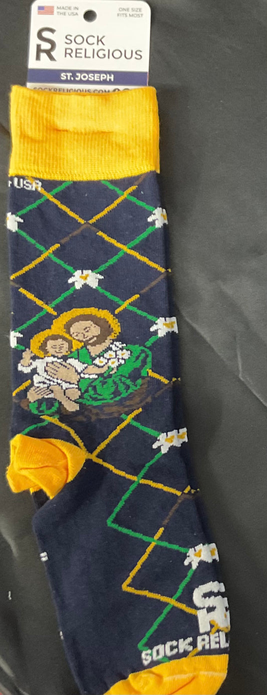St Joseph adult socks