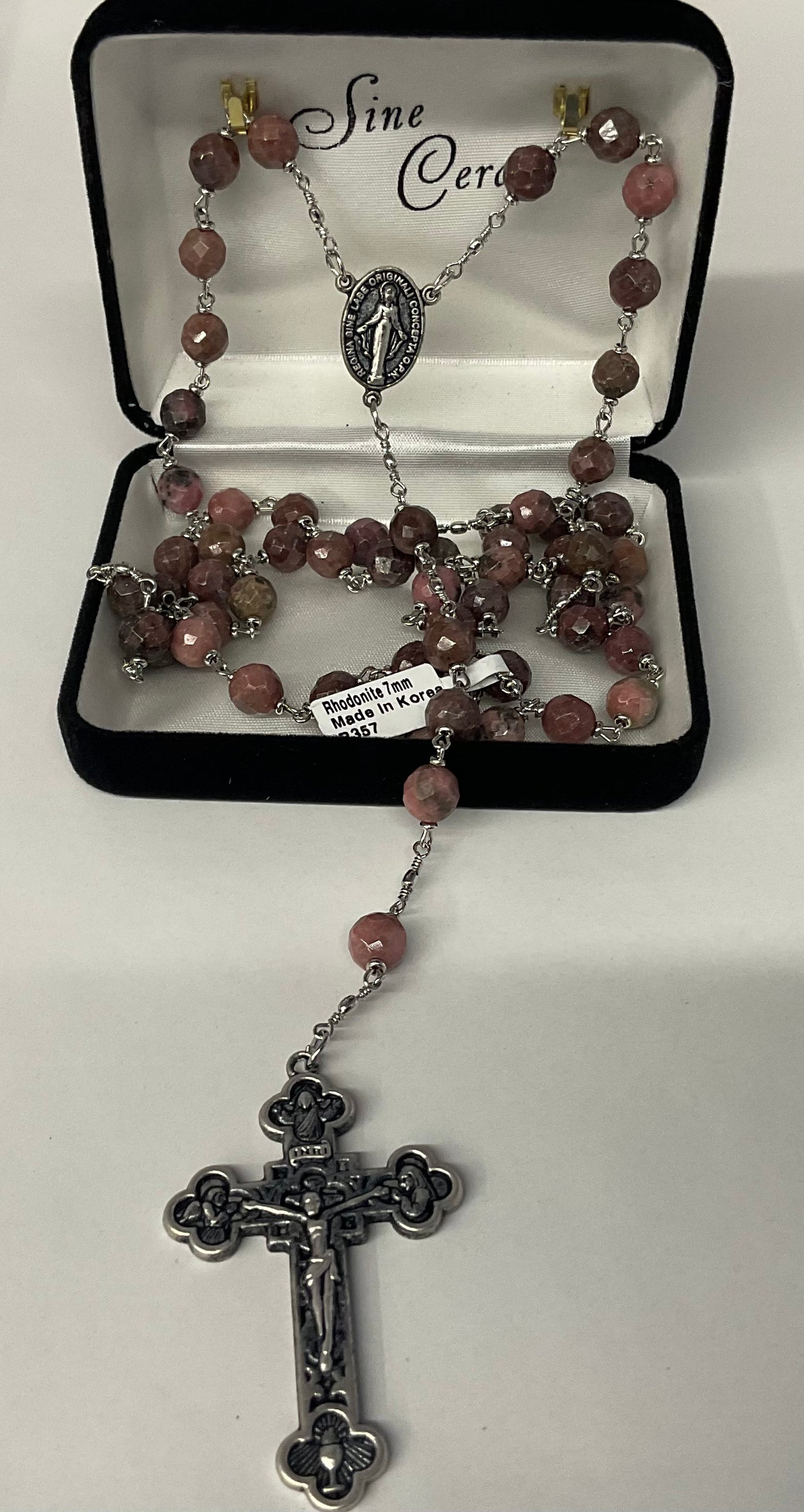 Rhodonite Rosary