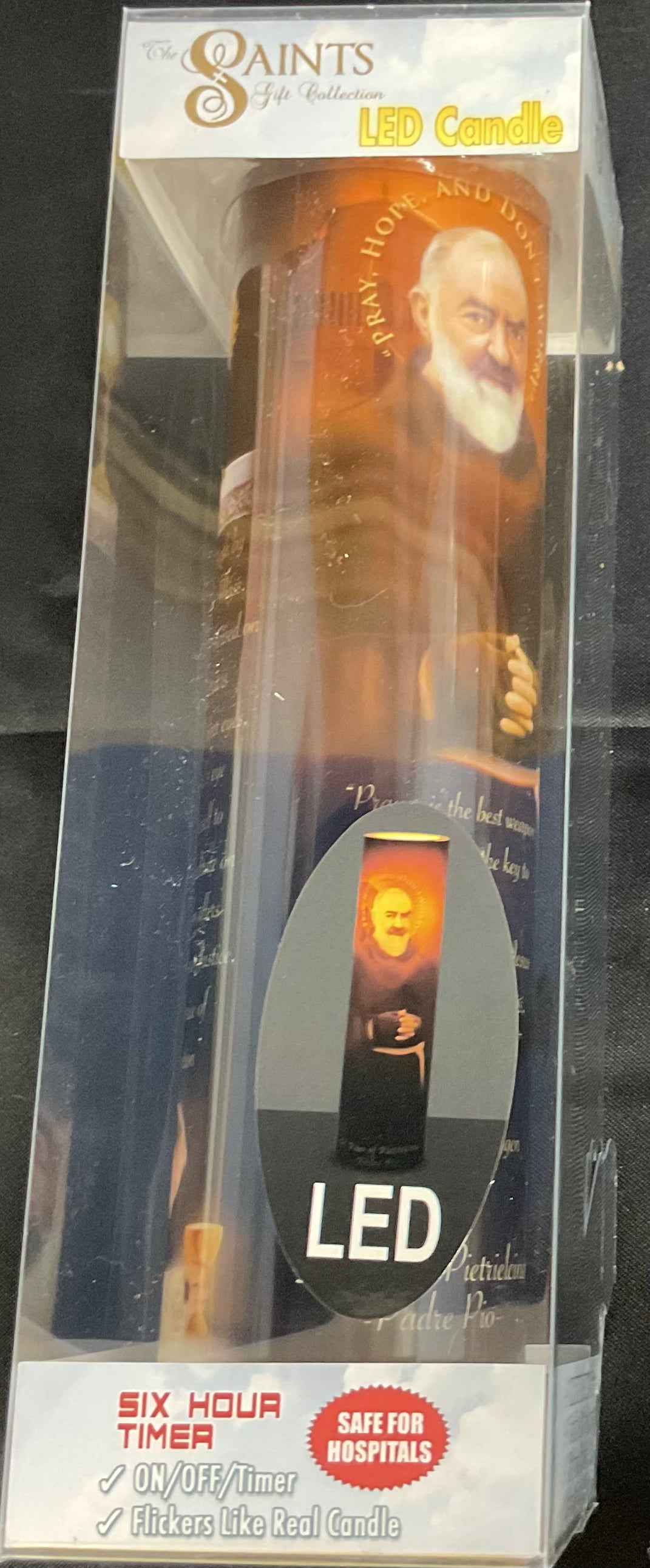 St. Padre Pio LED Candle