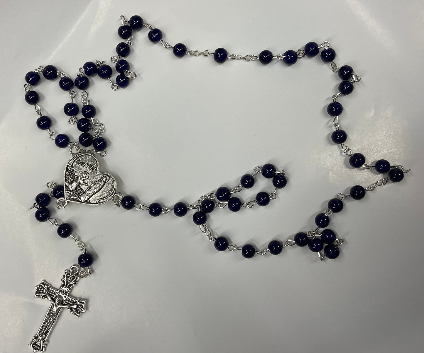Blue Cat's Eye Rosary