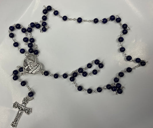 Blue Cat's Eye Rosary