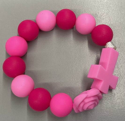 Teething Ring Rosary Braclet