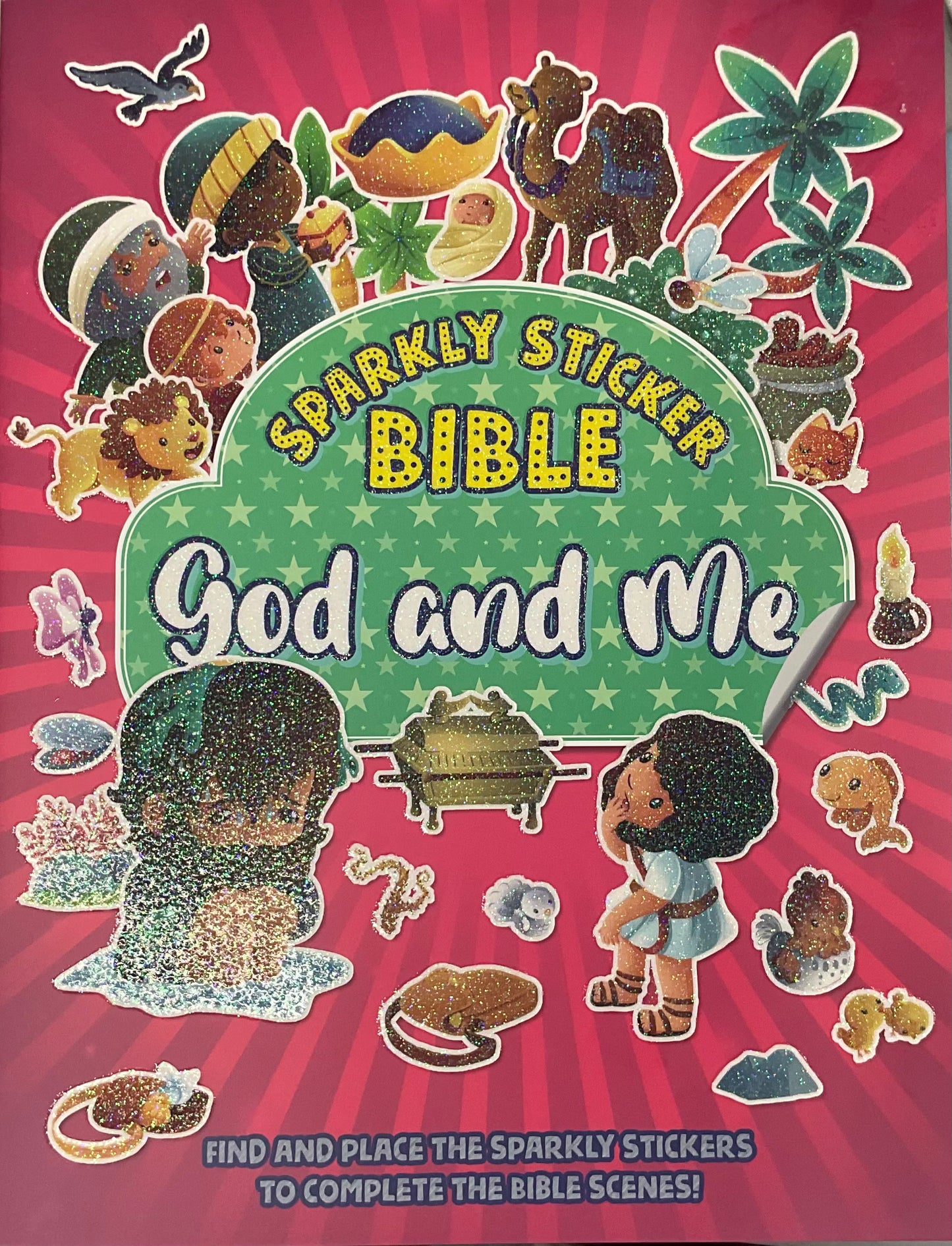 Sparkly Stickers Bible God and Me