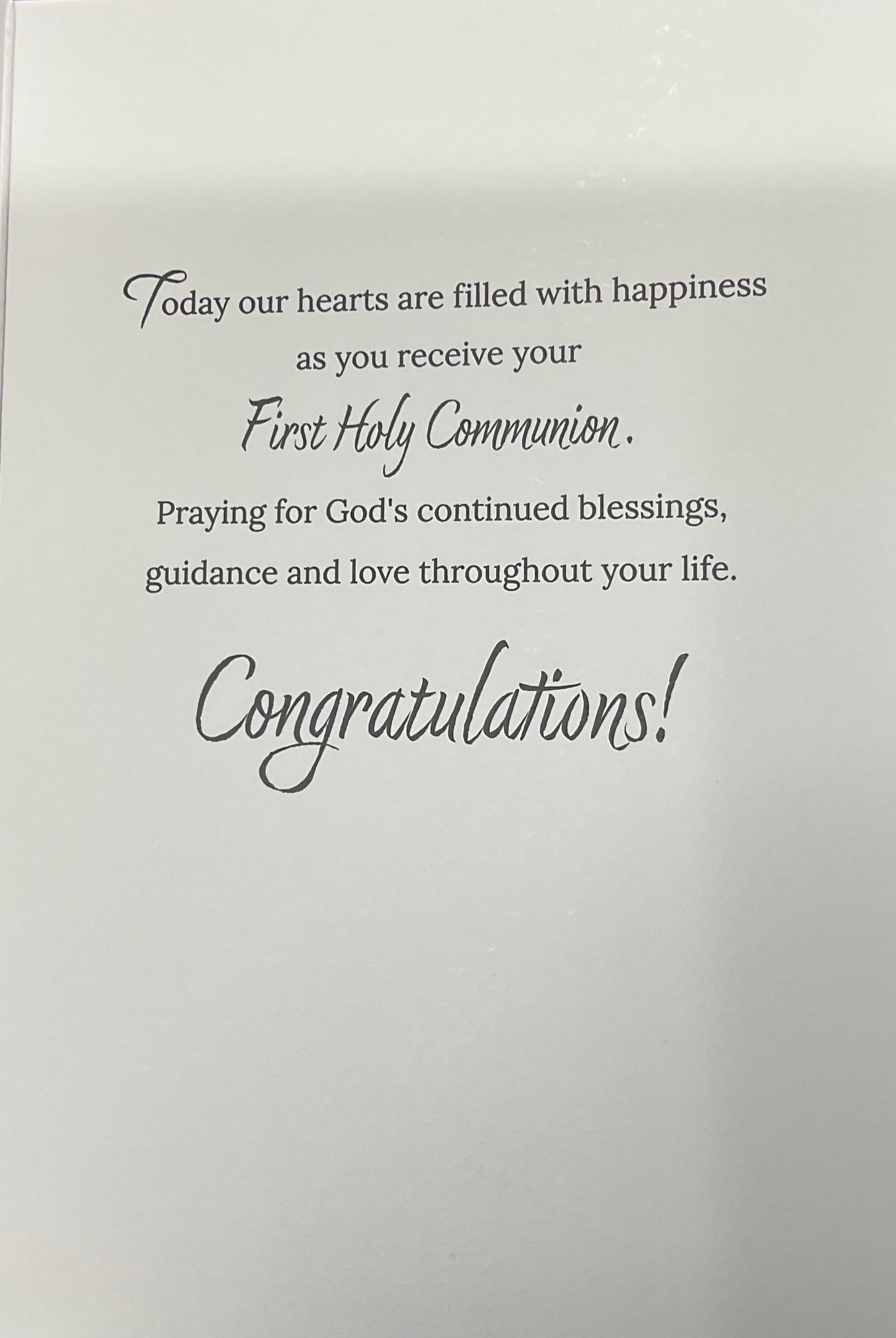For a Precious Daughter on your First Holy Communion