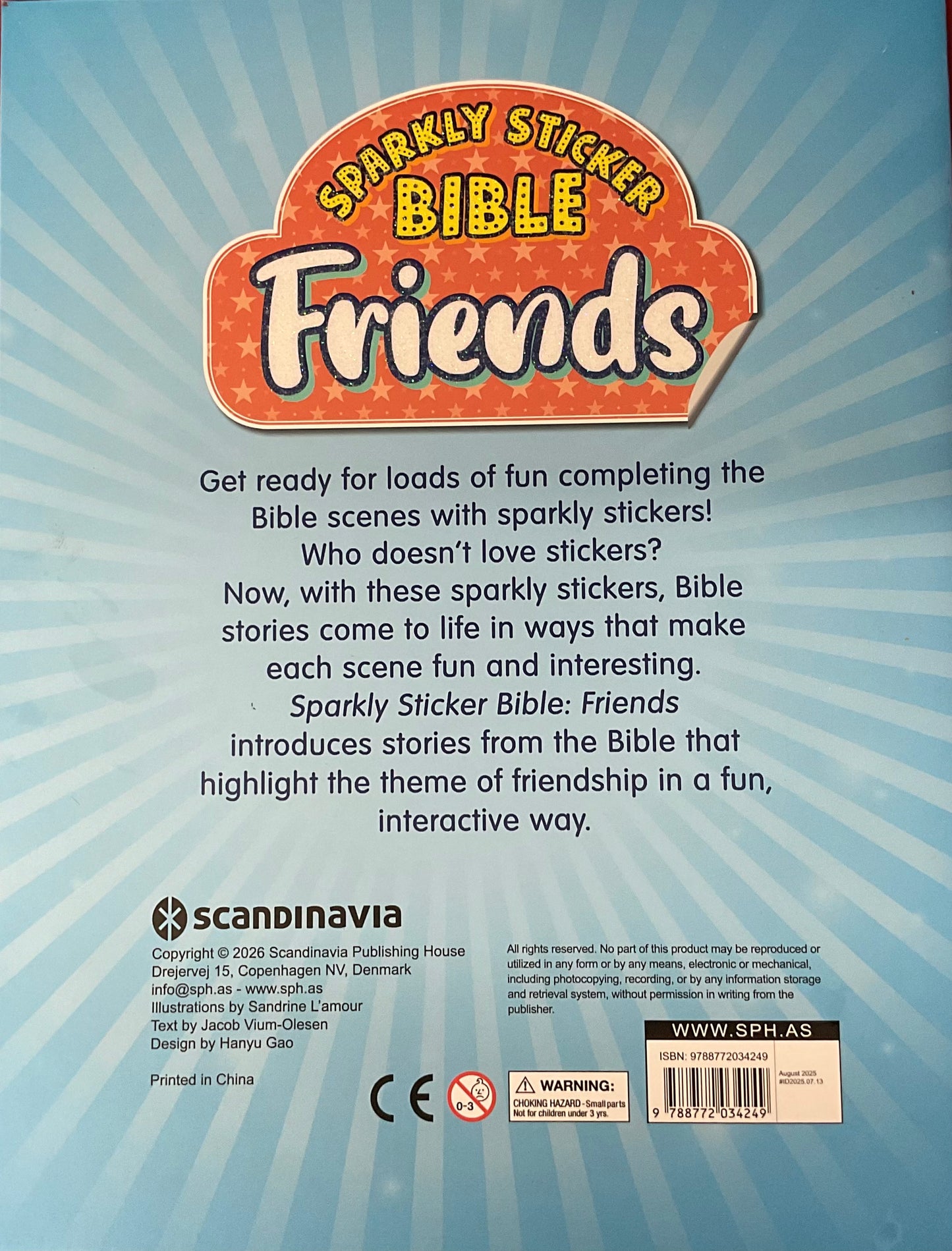 Sparkly Sticker Bible Friends