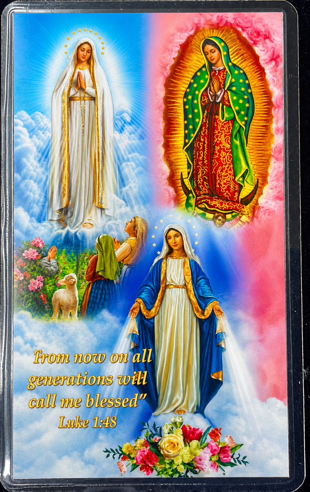 Visions of Mary Prayer Card