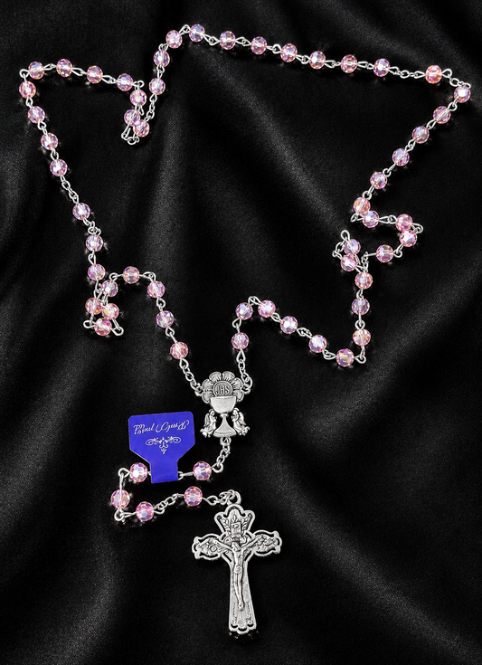Pink Crystal Rosary