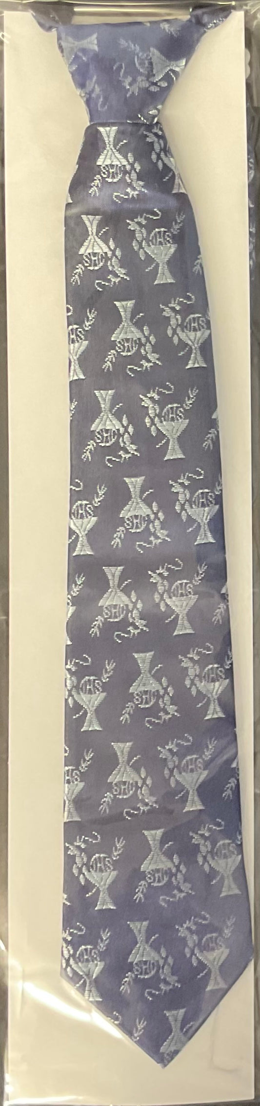 Communion Tie Navy Blue